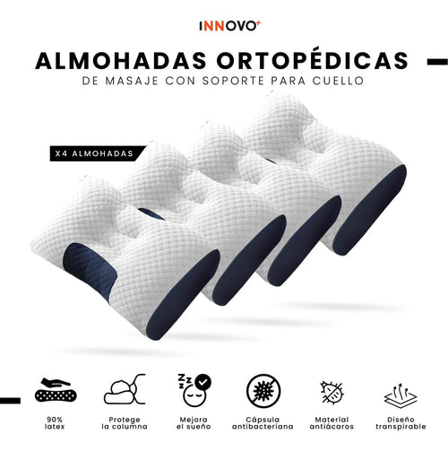Almohada cervical – Espuma viscoelástica – Funda de bambú