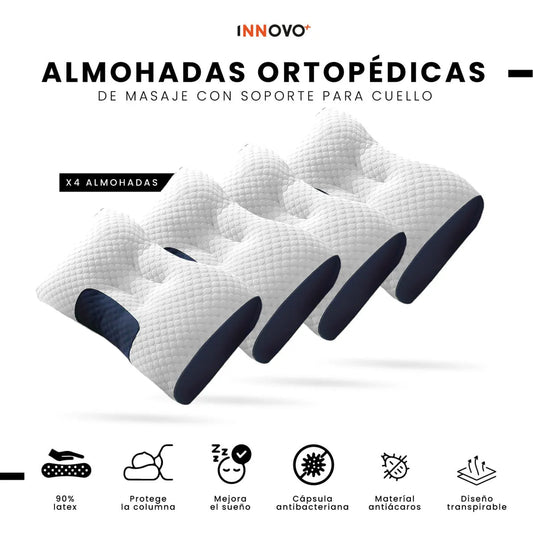 Almohada cervical – Espuma viscoelástica – Funda de bambú